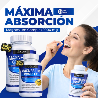 Cápsulas de Magnesium Más Energía, Sueño Profundo y Músculos Relajados