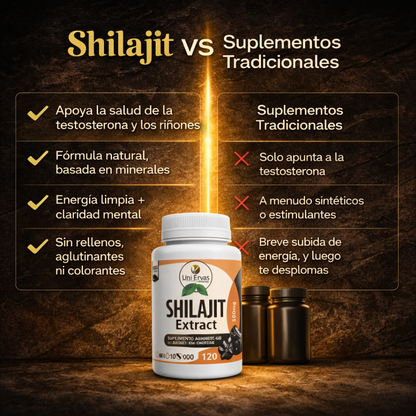 Capsulas de Shilajit – Más energía, mejor ánimo y rendimiento