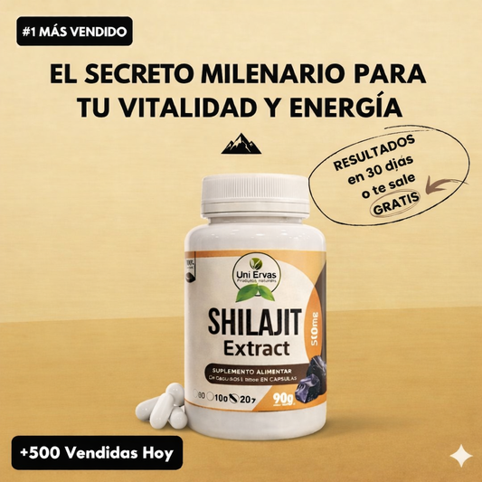 Cápsulas de Shilajit – Más energía, mejor ánimo y rendimiento