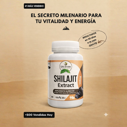 Capsulas de Shilajit – Más energía, mejor ánimo y rendimiento